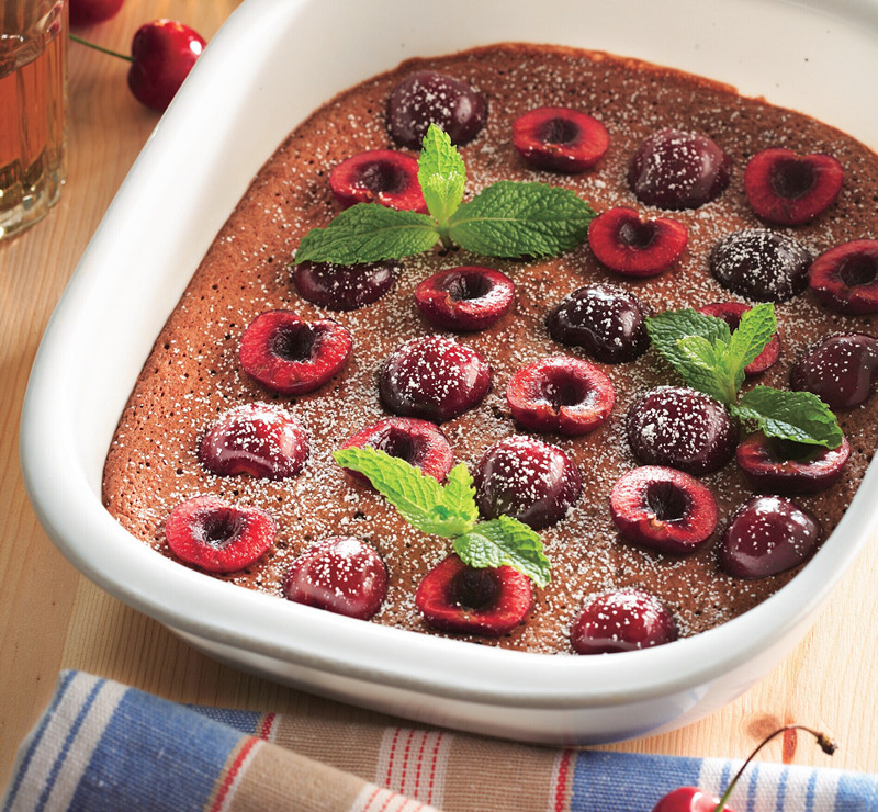 樱桃巧克力蛋糕