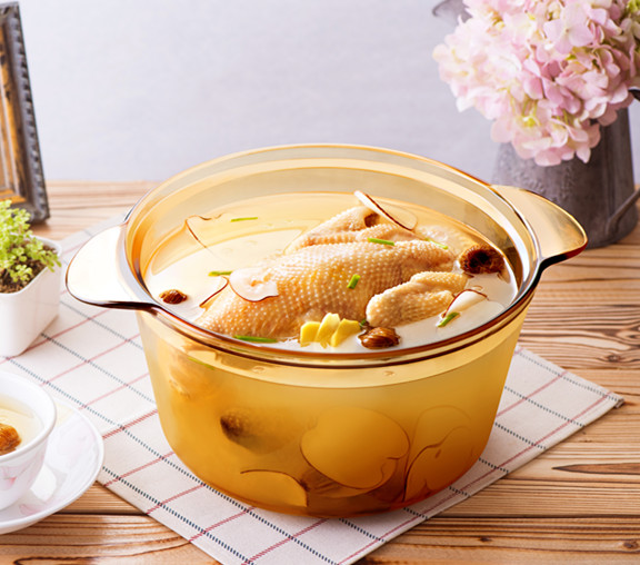 海底椰蜜枣鸡汤