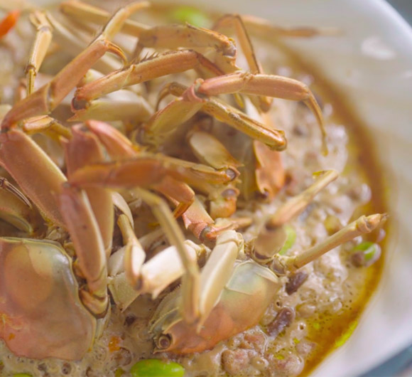 六月黄毛豆蒸肉饼